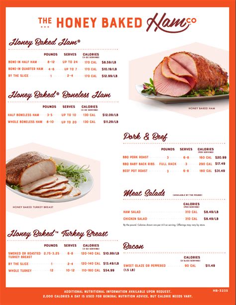 the honey baked ham company baton rouge menu|Honey Baked Ham